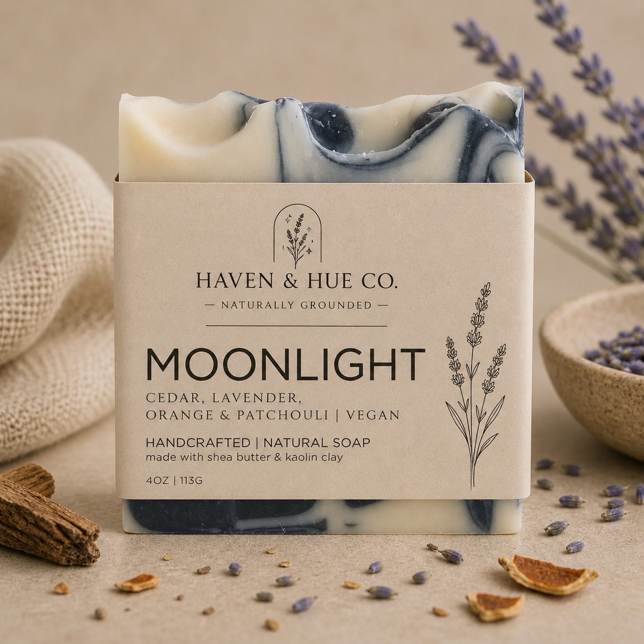 MOONLIGHT - Cedar + Lavender + Orange + Patchouli | Vegan