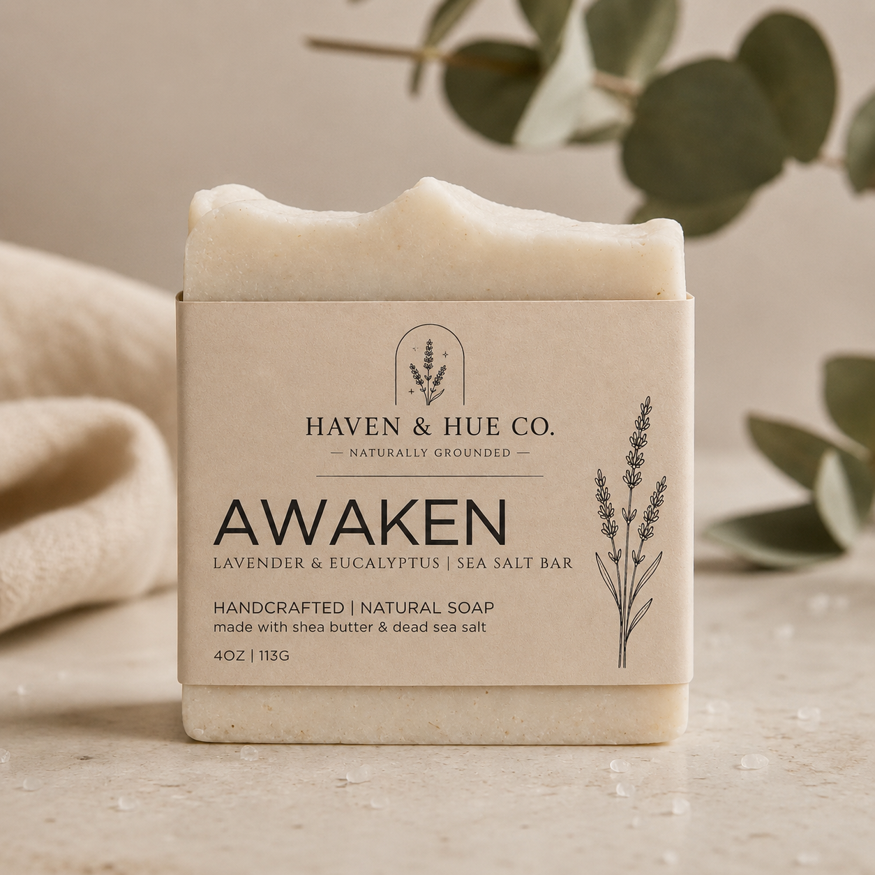 AWAKEN - Lavender + Eucalyptus | Sea Salt Bar