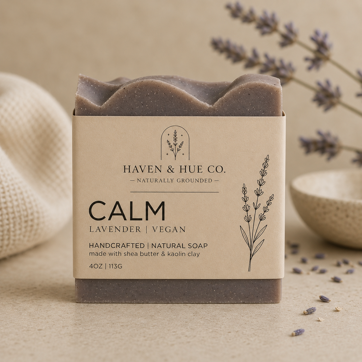 CALM — Lavender Bar Soap | Vegan